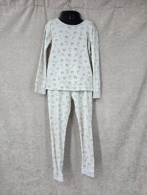 Lullaby Set Kids Holiday Candy Cane Pajama Set